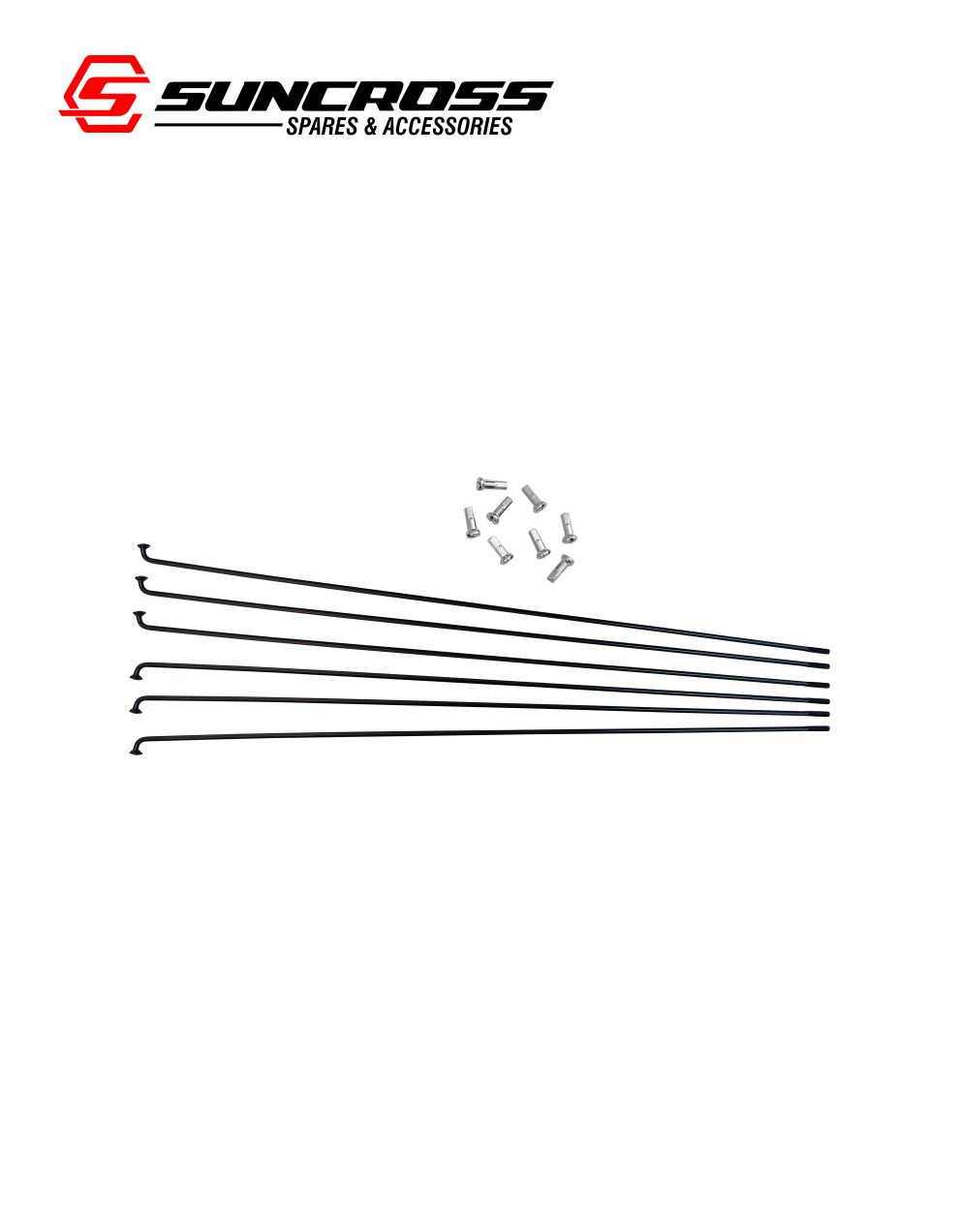 cycle spokes 257 mm spare