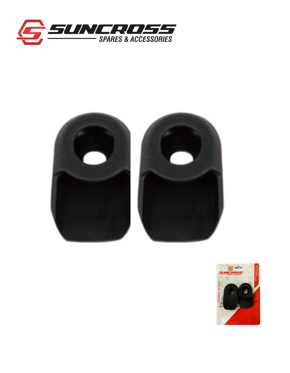 suncross bicycle crank cover black