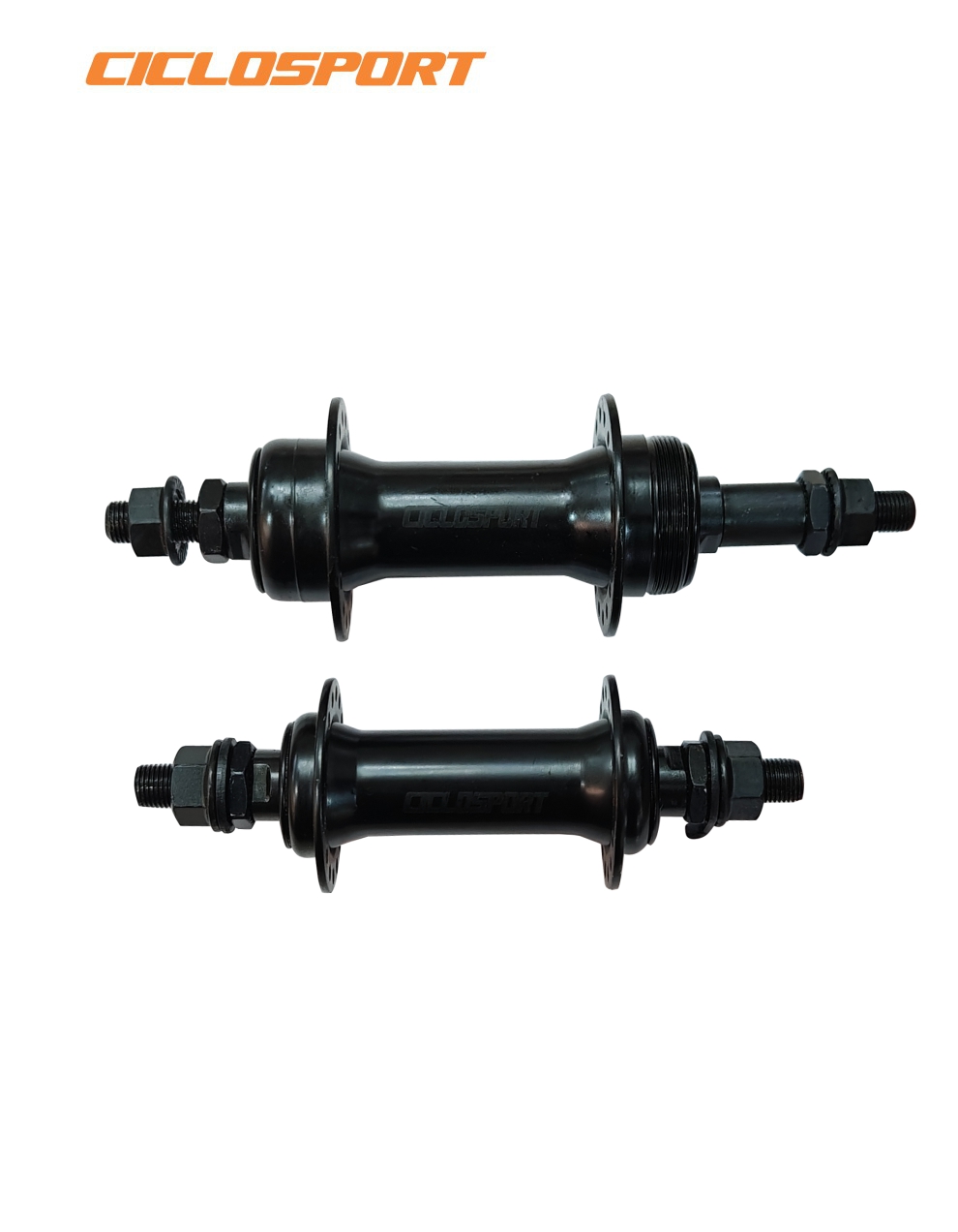 bicycle steel hubs front rear