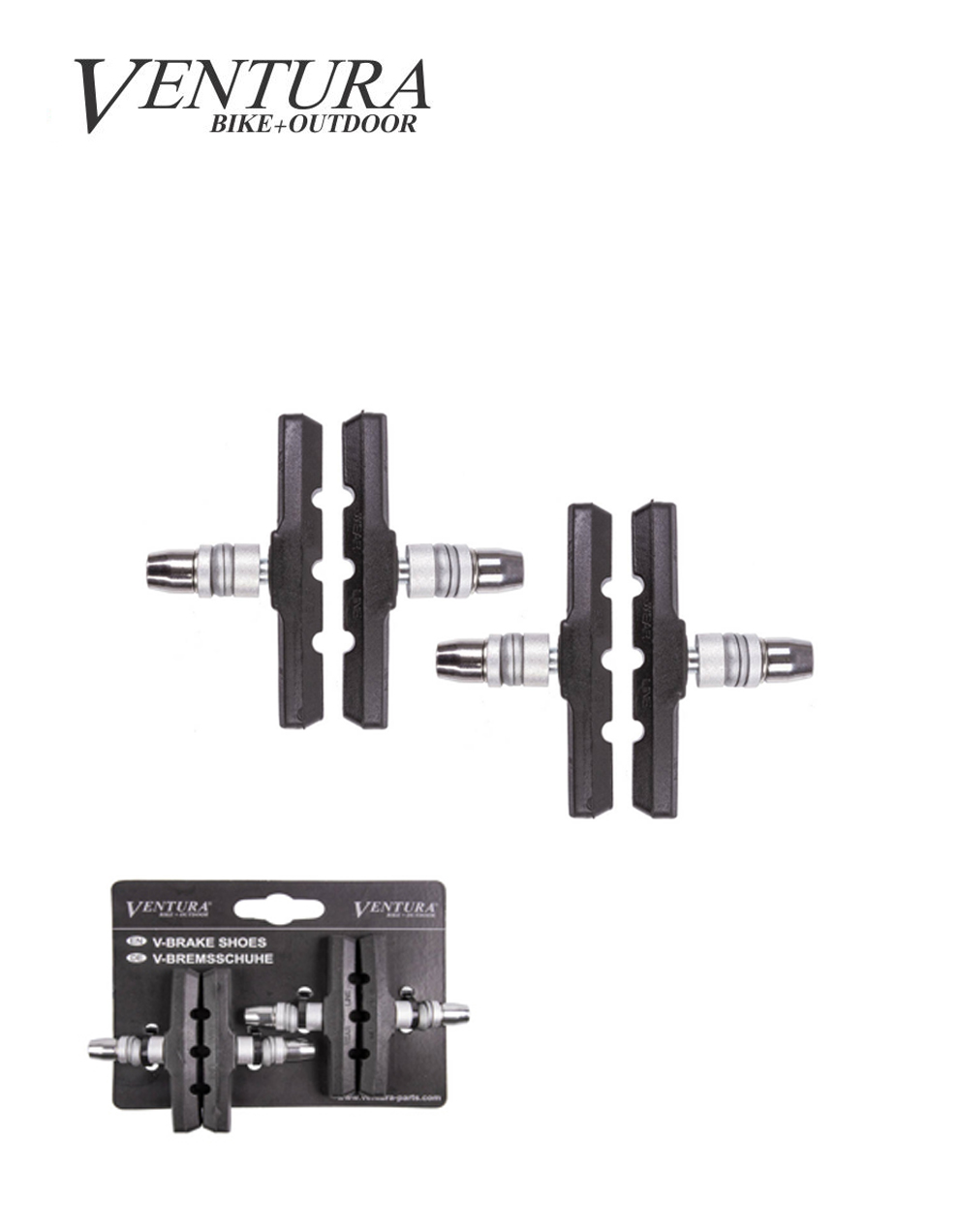 ventura front rear brake shoe