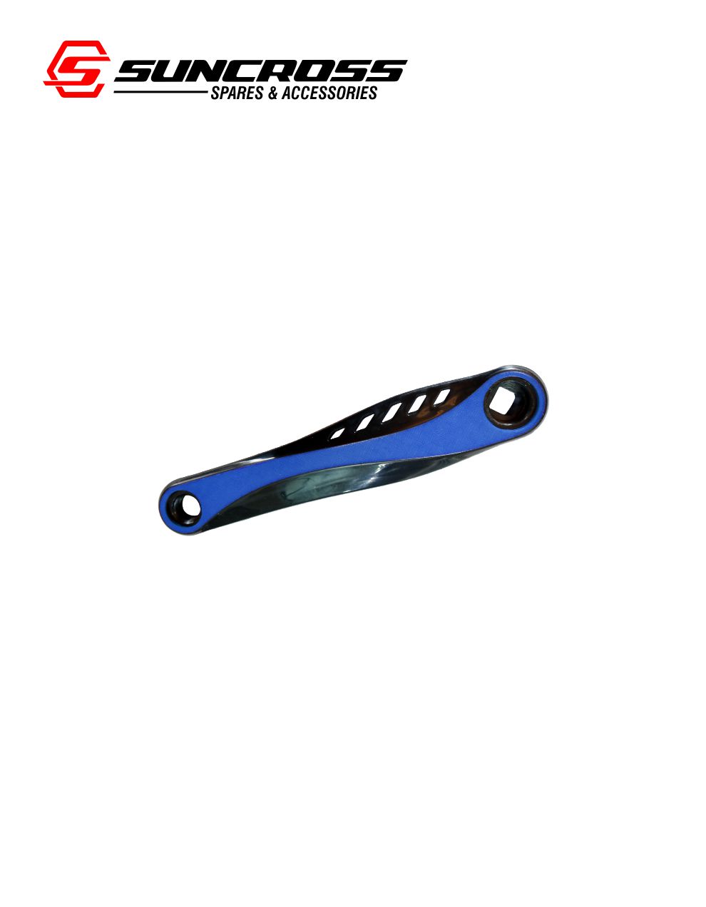 bicycle blue left crank 170mm