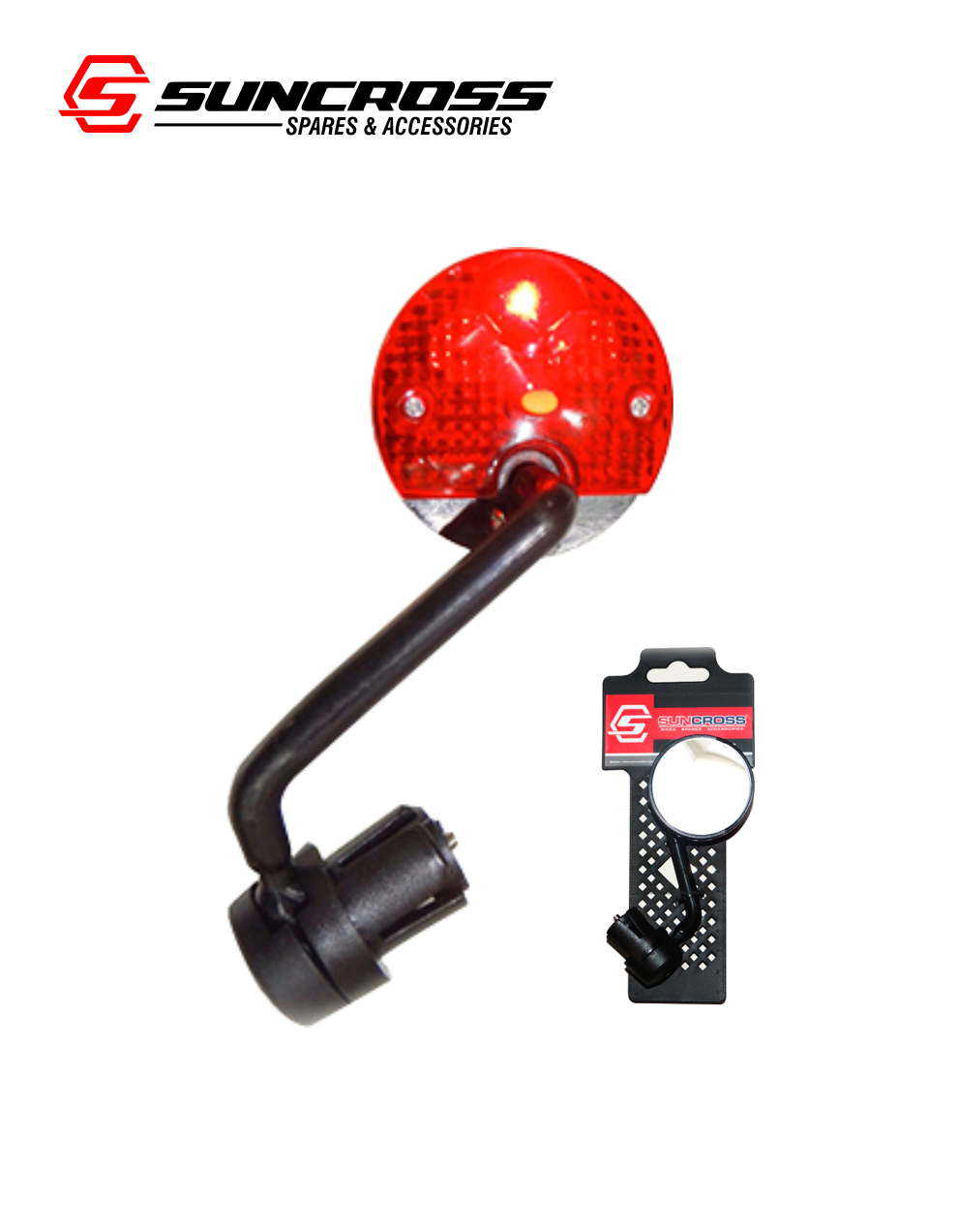 cycle mirror rearview spare