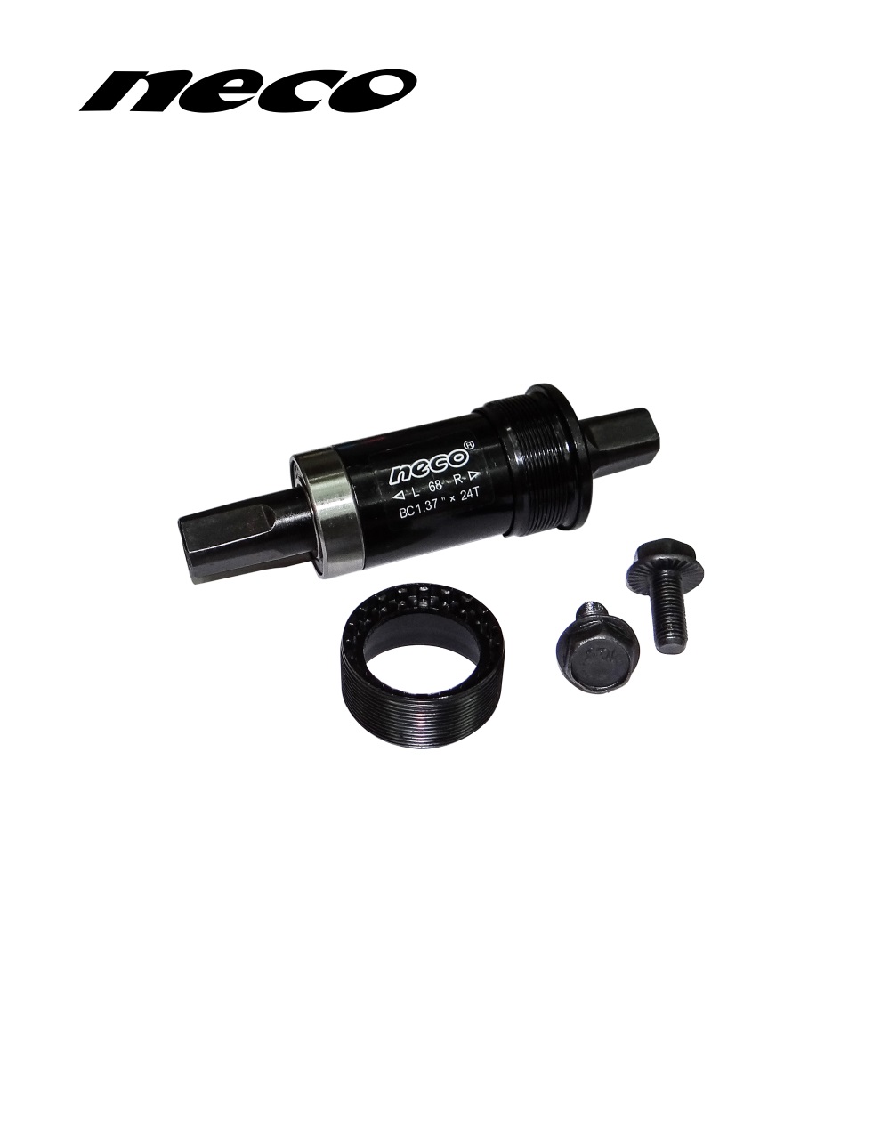 neco bottom bracket set 128mm spare