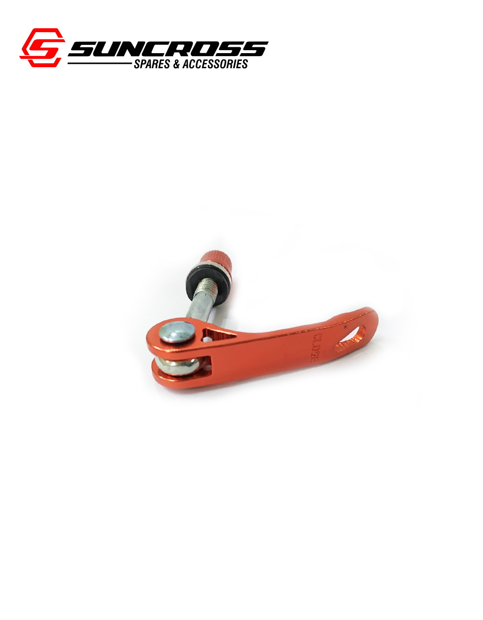 qr pin seatpost orange