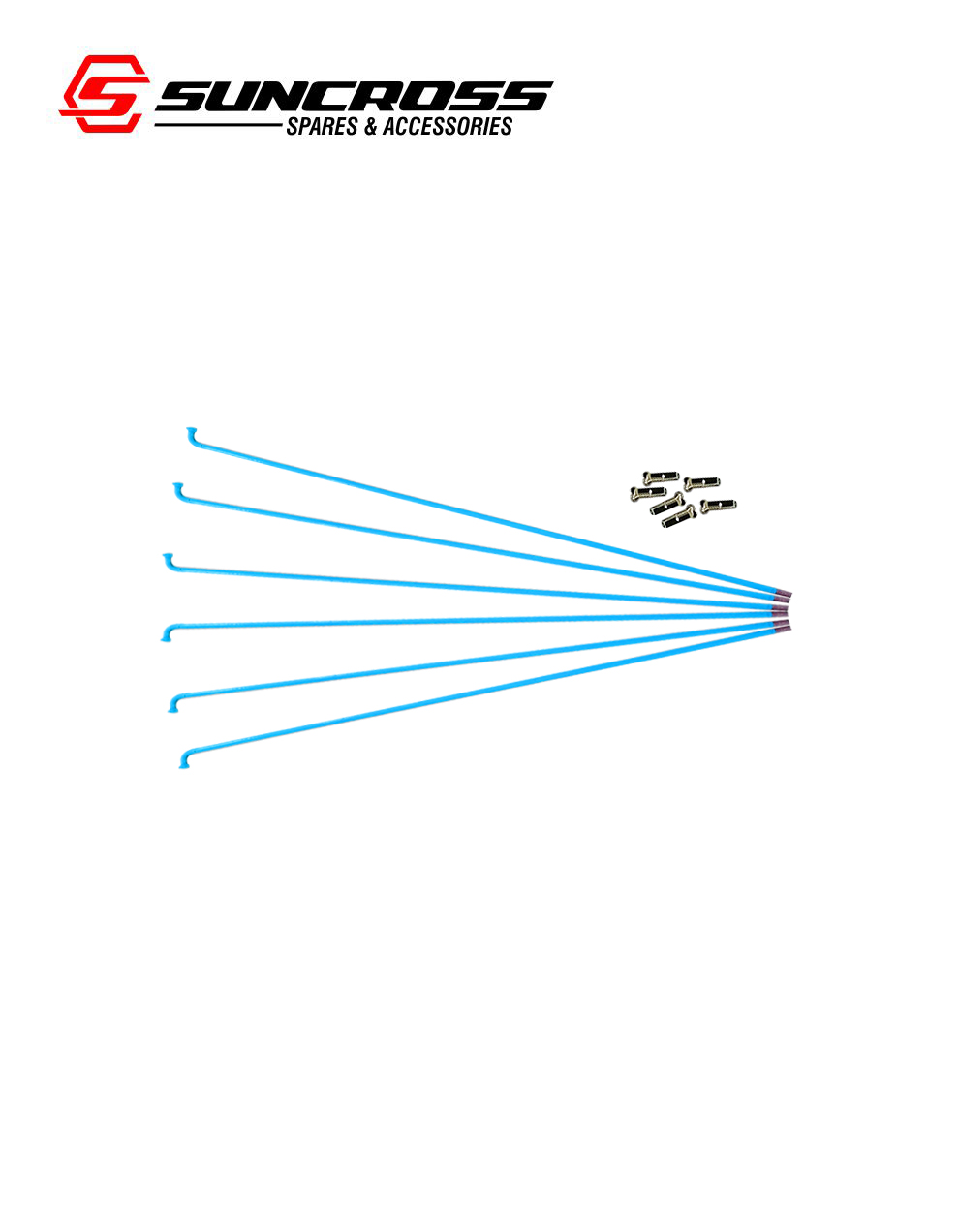 blue cycle spoke spareparts