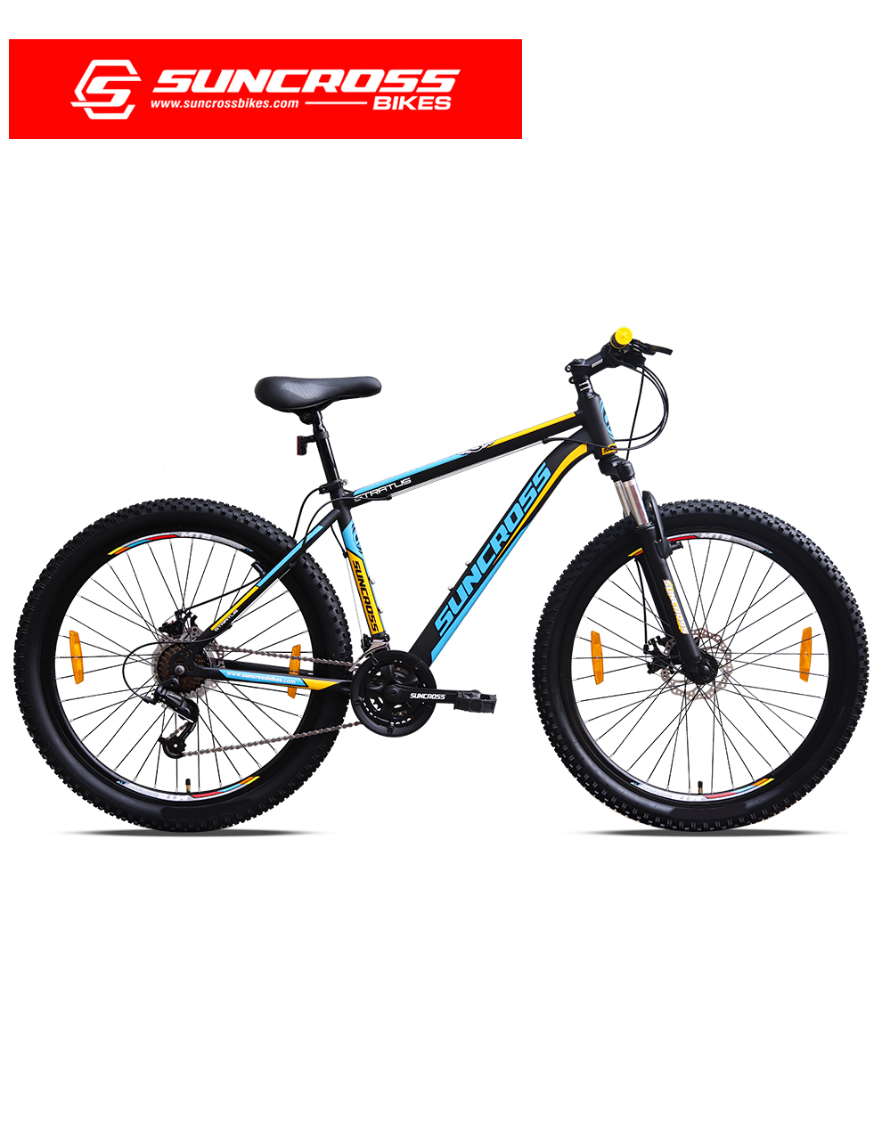 Suncross Brand Bicycles Shop Online E BIKE, MTB, ROAD, HYBRID Bikes, FAT and KIDS Cycles in India.