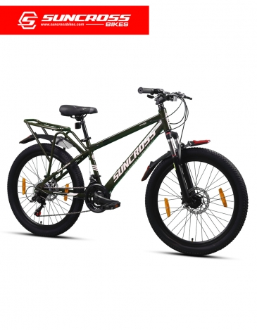 Suncross TALUS 21 Speed MTB cycle with suspension and disc brakes