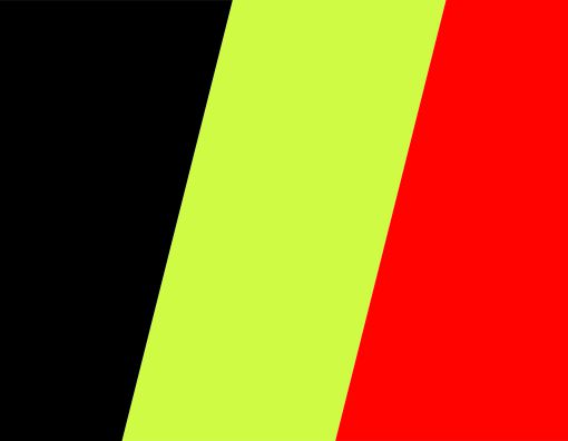 BLACK/NEON GREEN/RED